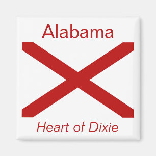 Aimant Drapeau de l'Alabama