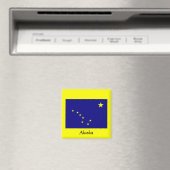 Aimant Drapeau de l'Alaska (In Situ (Lave-vaisselle))