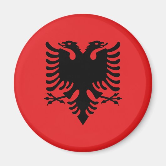 Aimant Drapeau de l'Albanie (Devant)