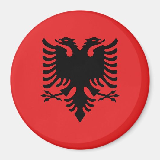 Aimant Drapeau de l'Albanie (Devant)