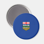 Aimant Drapeau de l'Alberta (Recto/Verso)