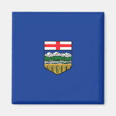 Aimant Drapeau de l'Alberta (Devant)
