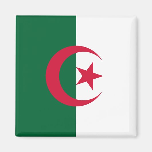 Aimant Drapeau de l'Algérie (Devant)