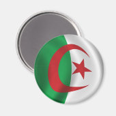 Aimant Drapeau de l'Algérie (Recto/Verso)