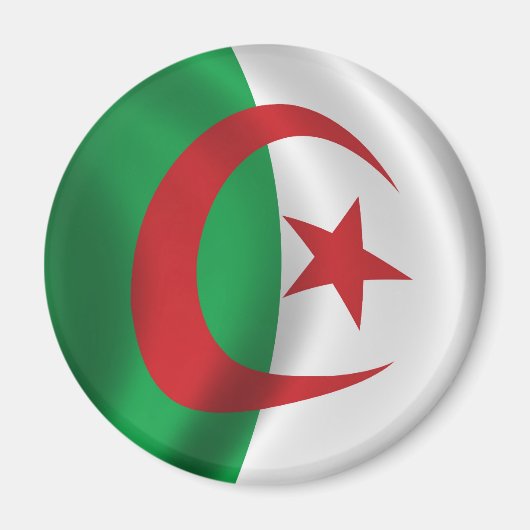 Aimant Drapeau de l'Algérie (Devant)