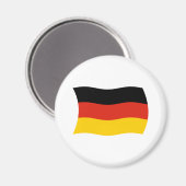 Aimant Drapeau de l'Allemagne (Recto/Verso)