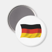 Aimant Drapeau de l'Allemagne (Recto/Verso)