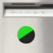 Aimant Drapeau de l'anarchisme vert (In Situ (Lave-vaisselle))