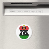 Aimant Drapeau de l'ange libyen (In Situ (Lave-vaisselle))