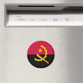 Aimant Drapeau de l'Angola (In Situ (Lave-vaisselle))