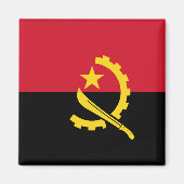 Aimant Drapeau de l'Angola (Devant)