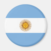 Aimant Drapeau de l'Argentine (Devant)