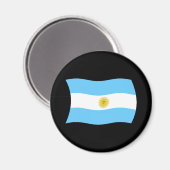 Aimant drapeau de l'Argentine (Recto/Verso)