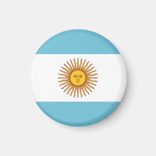 Aimant Drapeau de l'Argentine (Devant)
