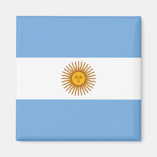 Aimant Drapeau de l'Argentine (Devant)