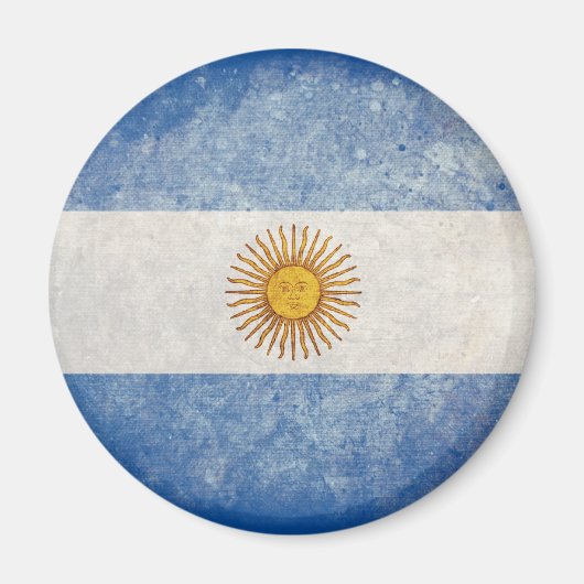 Aimant Drapeau de l'Argentine (Devant)