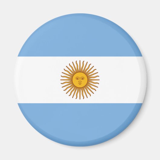 Aimant Drapeau de l'Argentine (Devant)
