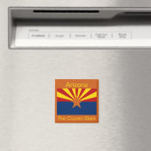 Aimant drapeau de l'Arizona (In Situ (Lave-vaisselle))