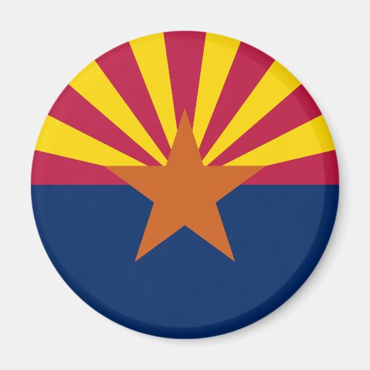Aimant Drapeau de l'Arizona (Devant)