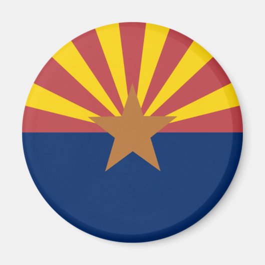 Aimant Drapeau de l'Arizona (Devant)