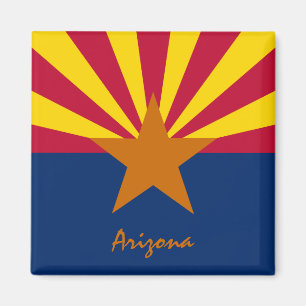 Aimant Drapeau de l'Arizona & Arizona, fans de vacances/s