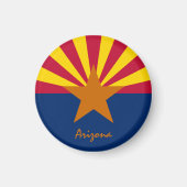 Aimant Drapeau de l'Arizona & Arizona USA - fans de voyag (Devant)