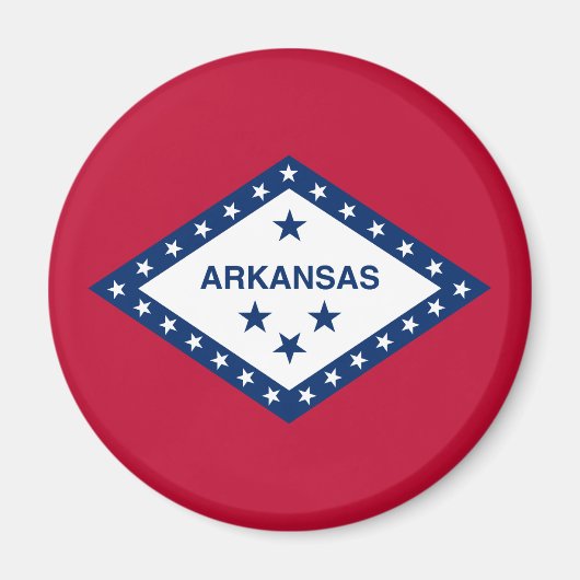 Aimant Drapeau de l'Arkansas (Devant)