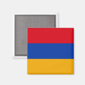 Aimant Drapeau de l'Arménie (Recto/Verso)
