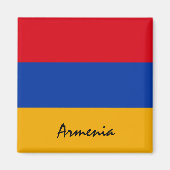 Aimant Drapeau de l'Arménie & Amateurs de vacances/sports (Devant)