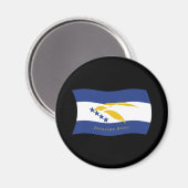 Aimant Drapeau de l'Atoll Johnston (Recto/Verso)