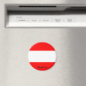 Aimant Drapeau de l'Autriche (In Situ (Lave-vaisselle))