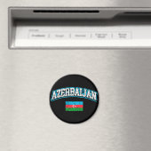 Aimant Drapeau de l'Azerbaïdjan (In Situ (Lave-vaisselle))