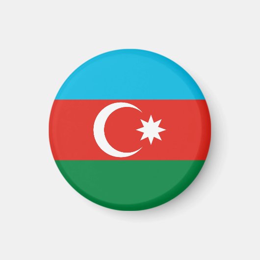 Aimant Drapeau de l'Azerbaïdjan (Devant)