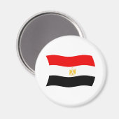 Aimant Drapeau de l'Égypte (Recto/Verso)
