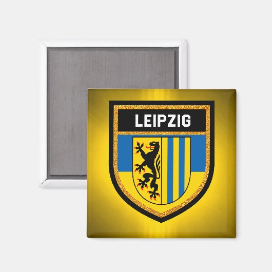 Aimant Drapeau de Leipzig (Recto/Verso)