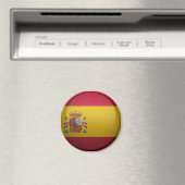 Aimant Drapeau de l'Espagne. (In Situ (Lave-vaisselle))