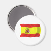 Aimant Drapeau de l'Espagne (Recto/Verso)
