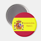 Aimant Drapeau de l'Espagne (Recto/Verso)
