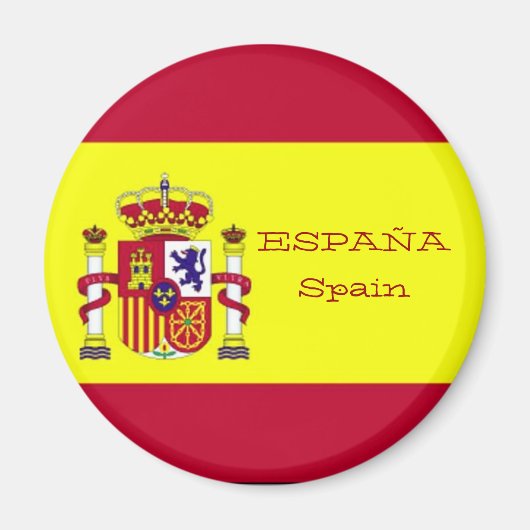 Aimant Drapeau de l'Espagne (Devant)