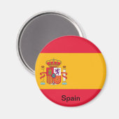 Aimant Drapeau de l'Espagne (Recto/Verso)
