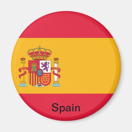 Aimant Drapeau de l'Espagne (Devant)
