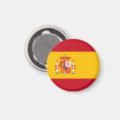 Aimant Drapeau de l'Espagne (Recto/Verso)