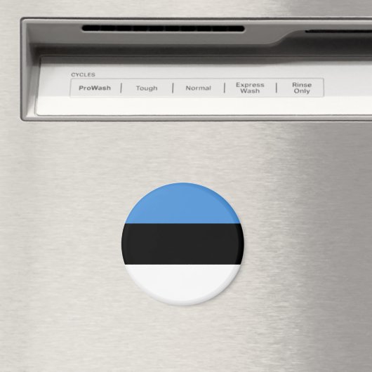 Aimant Drapeau de l'Estonie (In Situ (Lave-vaisselle))