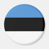 Aimant Drapeau de l'Estonie (Devant)