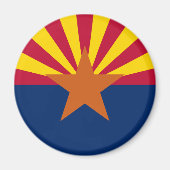 Aimant Drapeau de l'État d'Arizona (Devant)