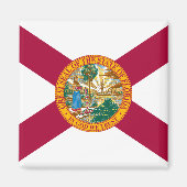 Aimant Drapeau de l'État de Floride (Devant)