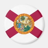 Aimant Drapeau de l'État de Floride (Devant)