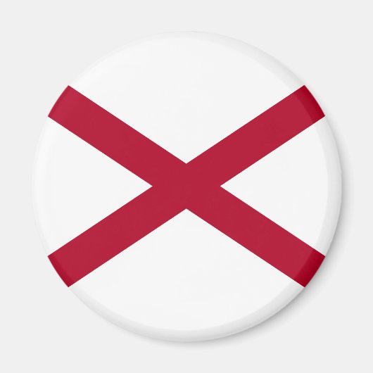 Aimant Drapeau de l'état de l'Alabama (Devant)