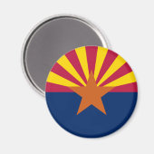 Aimant Drapeau de l'État de l'Arizona (Recto/Verso)