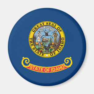 Aimant Drapeau de l'État de l'Idaho